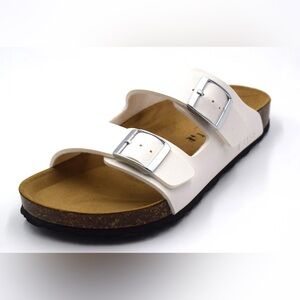 NEW 122 MIRAF WOMEN SANDALS WHITE SUMMER SANDALS